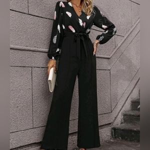 Belted Jump Suit/ Pant Suit L